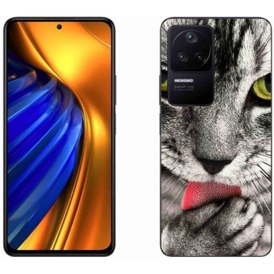 Pouzdro mmCase Gelové Xiaomi Poco F4 - zelené kočičí oči