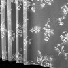 Záclona Brilltex žakárová záclona 571 jemné popínavé květiny, s olůvkem, bílá, výška 270cm (v metráži)