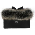 Little Elite Rukávník ČERNÝ béžový kožíšek – Zboží Dáma