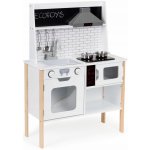 Eco Toys Dřevěná kuchyňka pro děti + zvuky světla – Zboží Dáma