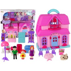 Lean Toys Domeček pro panenky s přislušenstvím