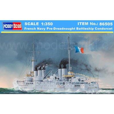Hobby Boss French Navy Pre-Dreadnought Battleship Condorcet 1:350