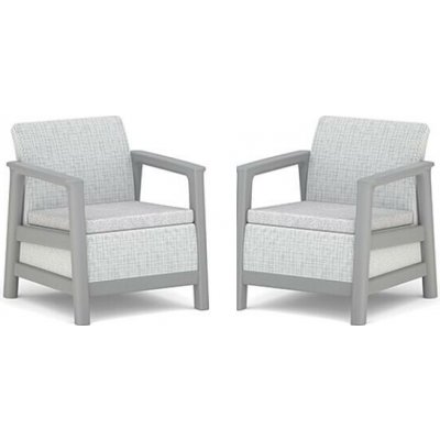 KETER SCANDI LINEA DUO SET Ash grey/Storm grey – Hledejceny.cz