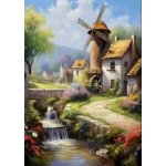 NORIMPEX Diamantové malování Mlýn 30 x 40 cm – Sleviste.cz