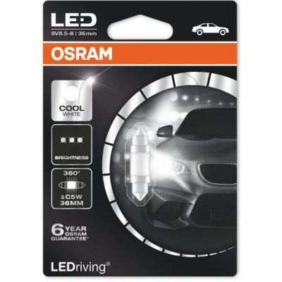 Osram C5W LEDriving® Premium 12V 1W SV8.5-8 36mm 6000K 6498CW-01B – Hledejceny.cz