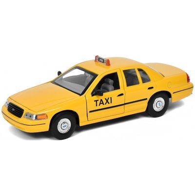 Welly Ford Crown Victoria TAXI Žlutá 1:24 – Zboží Mobilmania