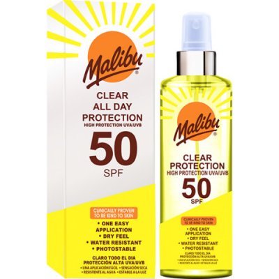 Malibu Clear All Day Protection spray SPF50 250 ml
