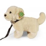 Eco- Friendly Rappa pes zlatý retrívr stojící s vodítkem 25 cm – Zbozi.Blesk.cz