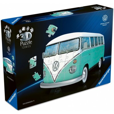 RAVENSBURGER 3D puzzle Iconics VW Autobus 162 ks – Zboží Dáma