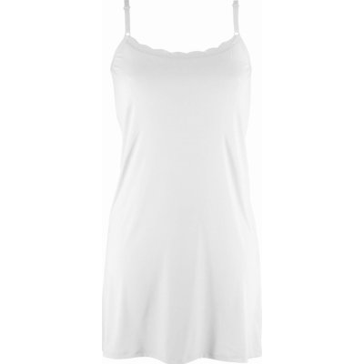 Tonička spodnička pod šaty s krajkou C5632 bílá – Zboží Mobilmania