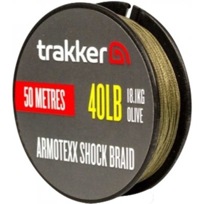 Trakker šoková šňůra Armotexx Shock Braid 40lb/18,1kg 50m – Zboží Dáma