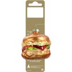 GEROMA Skleněná vánoční ozdoba hamburger 6,5 cm 1 ks – Hledejceny.cz