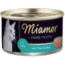 Krmivo pro kočky Miamor Cat Filet tuňák & zelenina jelly 100 g