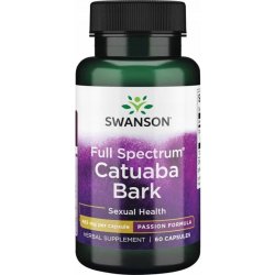 Swanson Catuaba Bark 465 mg 60 kapslí
