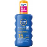 Nivea Sun Protect & Moisture spray na opalování SPF15 200 ml – Zboží Dáma
