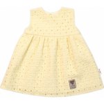 Baby Nellys Baby Nellys Lehké Handmade šatičky Madeira žluté – Zboží Dáma