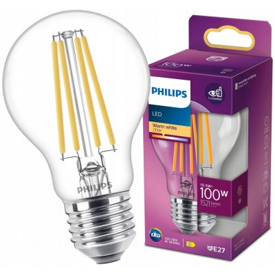 Philips LED žárovka VINTAGE A60 E27/10,5W/230V 2700K P4138 – Hledejceny.cz