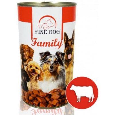 Fine Dog Family hovězí 1240 g