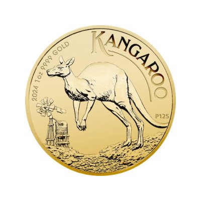 The Perth Mint Zlatá mince 100 AUD Australian Kangaroo 2024 1 oz – Zbozi.Blesk.cz