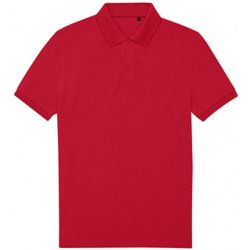 B&C polo triko PU428 red