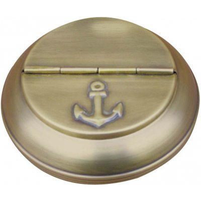 Sea Club popelník Zavíratelný stolní mosazný antik 10 cm – Zboží Dáma Sea Club popelník Zavíratelný stolní mosazný antik 10 cm – Zboží Dáma