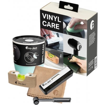 Pro-Ject Vinyl Care Set - Brush It + Clean It + Vinyl Clean + level it + cloth it 9PVCSET – Zboží Živě