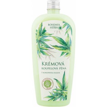 Bohemia Cosmetics Cannabis Regenerační pěna do koupele s konopným olejem 500 ml