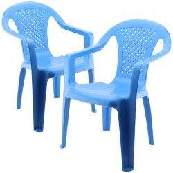 Progarden Sada 2 židličky modrá