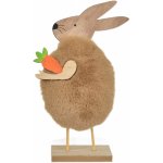 Zajíček plyšový s mrkvičkou, 20x10 cm – Hledejceny.cz