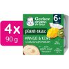 Dětský dezert a pudink GERBER Organic 100% Dezert rostlinný mango a kiwi s kokosovým mlékem 4 x 90 g​