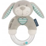 BABY MIX plyšové chrastítko pes mátový – Zboží Mobilmania