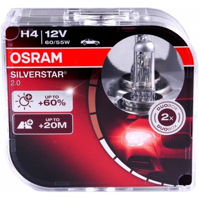 Osram Silverstar H4 P43t-38 12V 60/55W