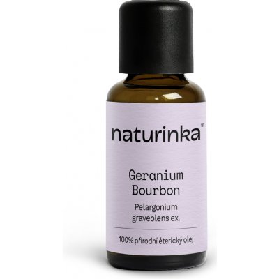 Naturinka Geranium Bourbon esenciální olej přírodní 30 ml – Hledejceny.cz