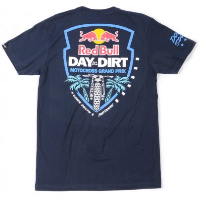 Fasthouse red Bull Day in the Dirt Down South Tee Navy