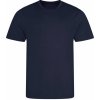 Pánské sportovní tričko Pánské funkční prodyšné tričko FRA námořnická modrá