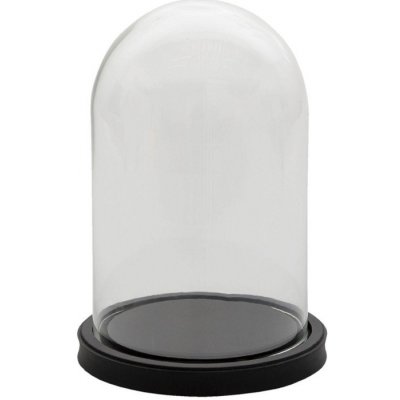 Clayre & Eef Skleněný poklop s dřevěnou podstavou 17x25cm – Hledejceny.cz