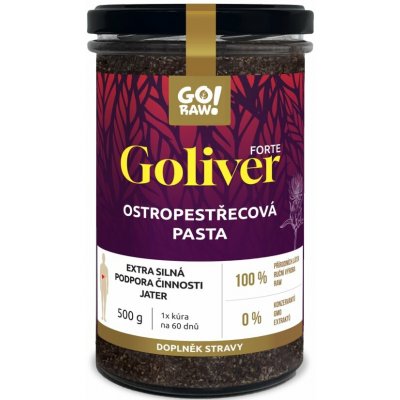 Goliver FORTE ostropestřecová pasta extra silná podpora jater 500 g – Hledejceny.cz