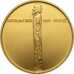 Česká mincovna Zlatá mince 10000 Kč Jan Hus 2015 Standard 31,107 g – Zboží Dáma