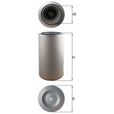 Vzduchový filtr MAHLE ORIGINAL LX 1255 (LX1255) – Hledejceny.cz