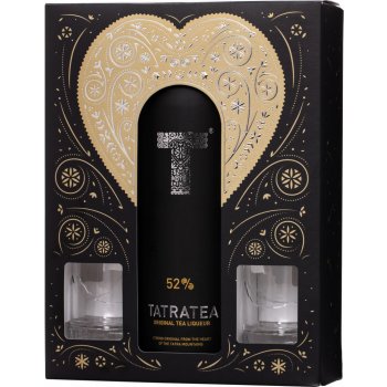 Tatratea Original 52% 0,7 l (dárkové balení 2 sklenice)