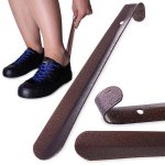 Kovový obuvák na boty - 26 cm, hnědá – Zbozi.Blesk.cz