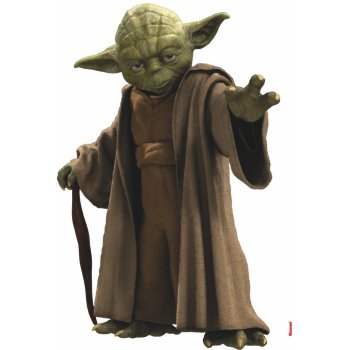 Komar 14721 Samolepící dekorace Yoda 100x70cm