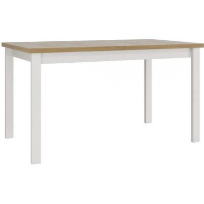 VENETI Rozkládací jídelní stůl 140x80 cm ELISEK 2 - dub sonoma / bílý