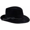 Klobouk Mayser Dámský luxusní klobouk z králičí plsti velur černý