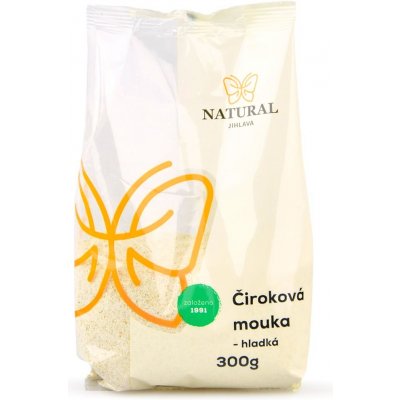 Natural Jihlava Čiroková mouka hladká 300 g – Zbozi.Blesk.cz