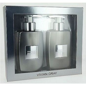 Vivian Gray Platinum sprchový gel + tělové mléko 2 x 250 ml dárková sada