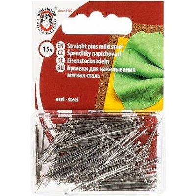 BELLATEX Špendlík napichovací, ocel měkká 0,80 mm 15 g 26 ks – Zboží Dáma