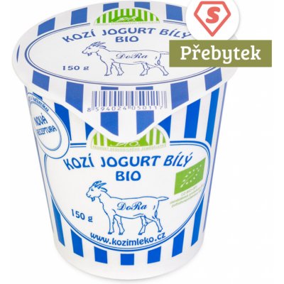 Biofarma DoRa Kozí jogurt bílý 150 g – Sleviste.cz