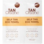 Tan Organic Samoopalovací ekologické ubrousky (Self Tan Eco Towel) 2 x 10 ml – Zboží Dáma