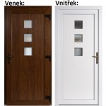 Soft Ella Zlatý dub/bílá pravé 100 x 210 cm – Hledejceny.cz